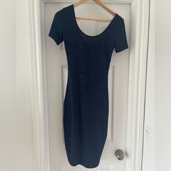 DYNAMITE Navy Blue Bodycon Dress - Picture 2 of 4